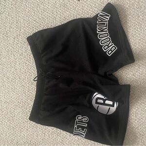 Brooklyn Nets Black Shorts